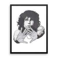 Jim Morrison by Robert Bowen Framed Poster - Robert Bowen Tees